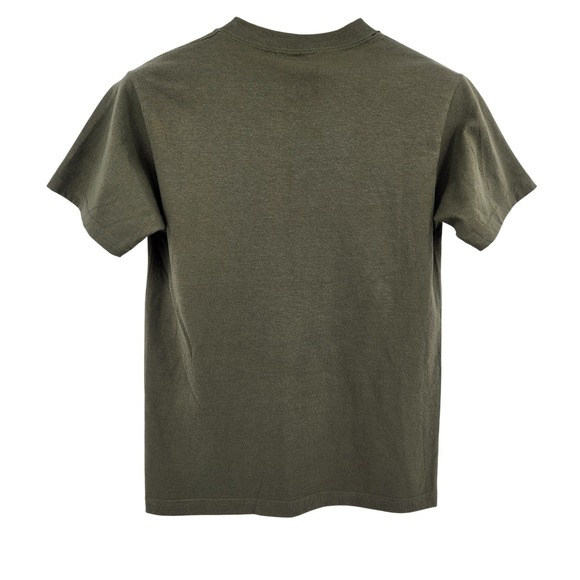 Spitfire Big Head T-Shirt Mens Small Olive Green Skater Graphic Tee Cotton - Picture 2 of 7